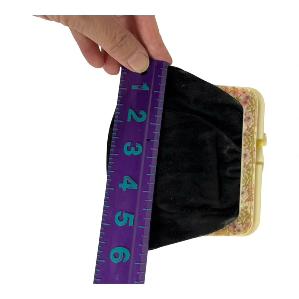 Vintage Black Velvet‎ Clutch